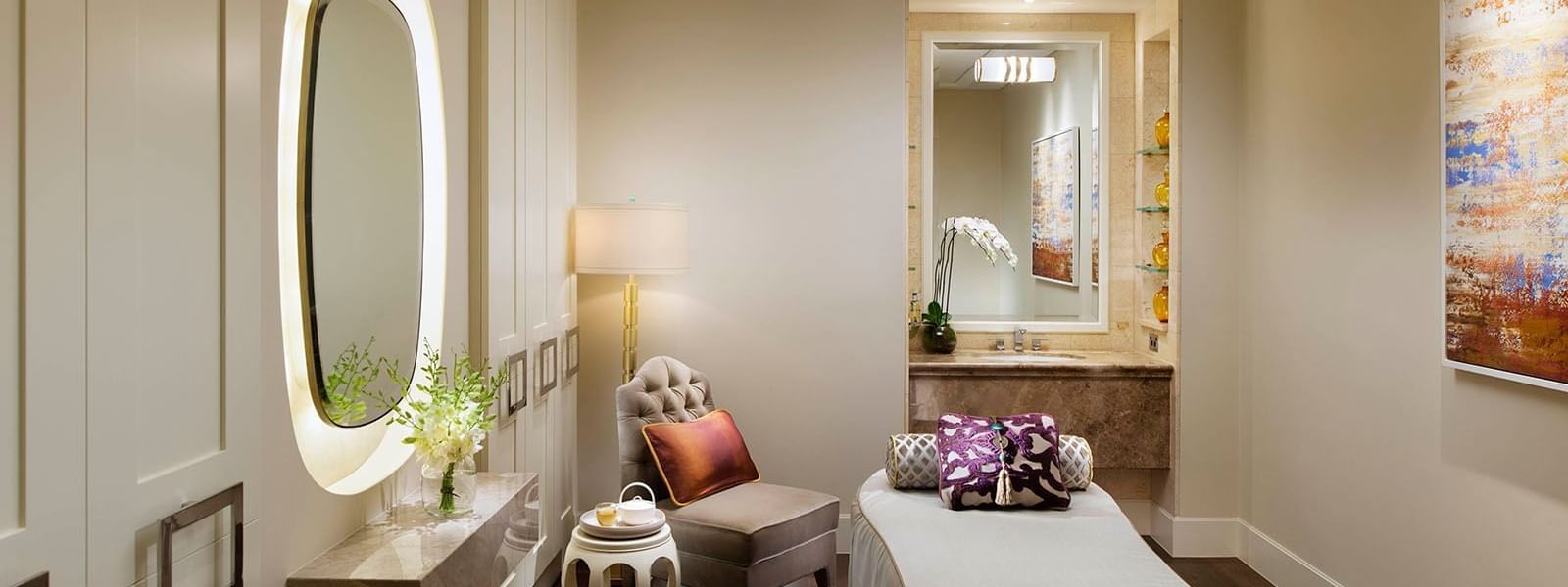 Interior of Standard room in a spa at Crown Hotel Melbourne