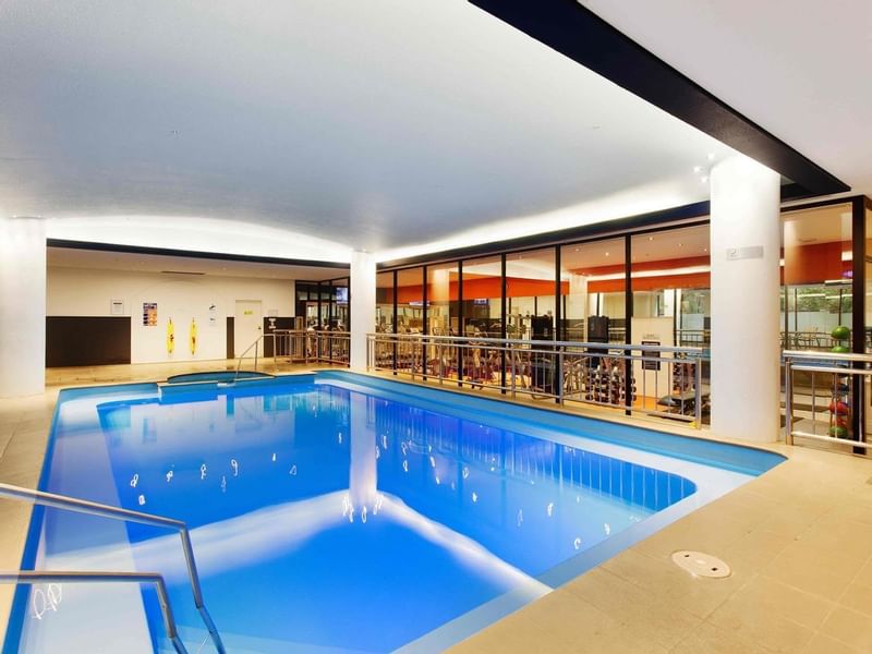 Swimming pool near the fitness lounge at Pullman Albert Park