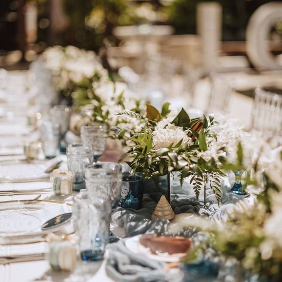 Table styling and decor at Pullman Palm Cove Sea Temple Resort
