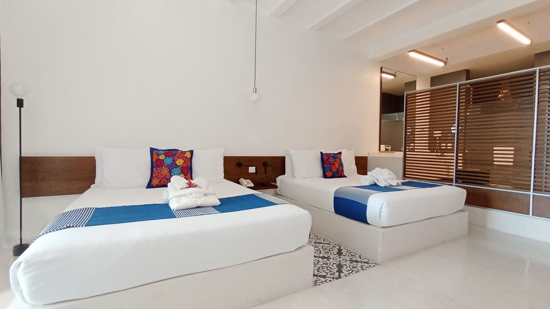 2-queen beds in Deluxe Room at Cuernavaca Curamoria Collection