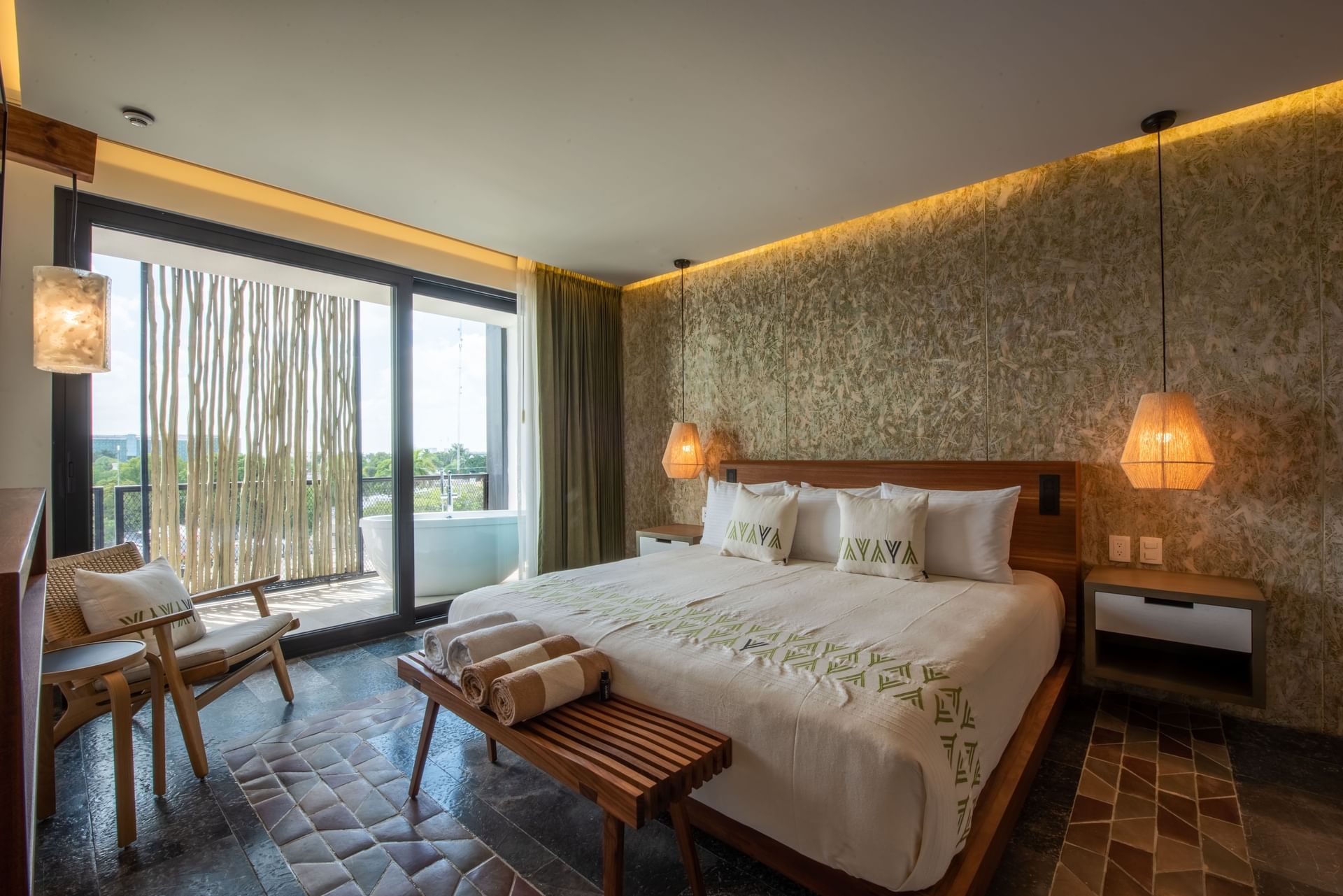 Interior de Piramide Junior Suite Ocean View King, Mundo Imperial