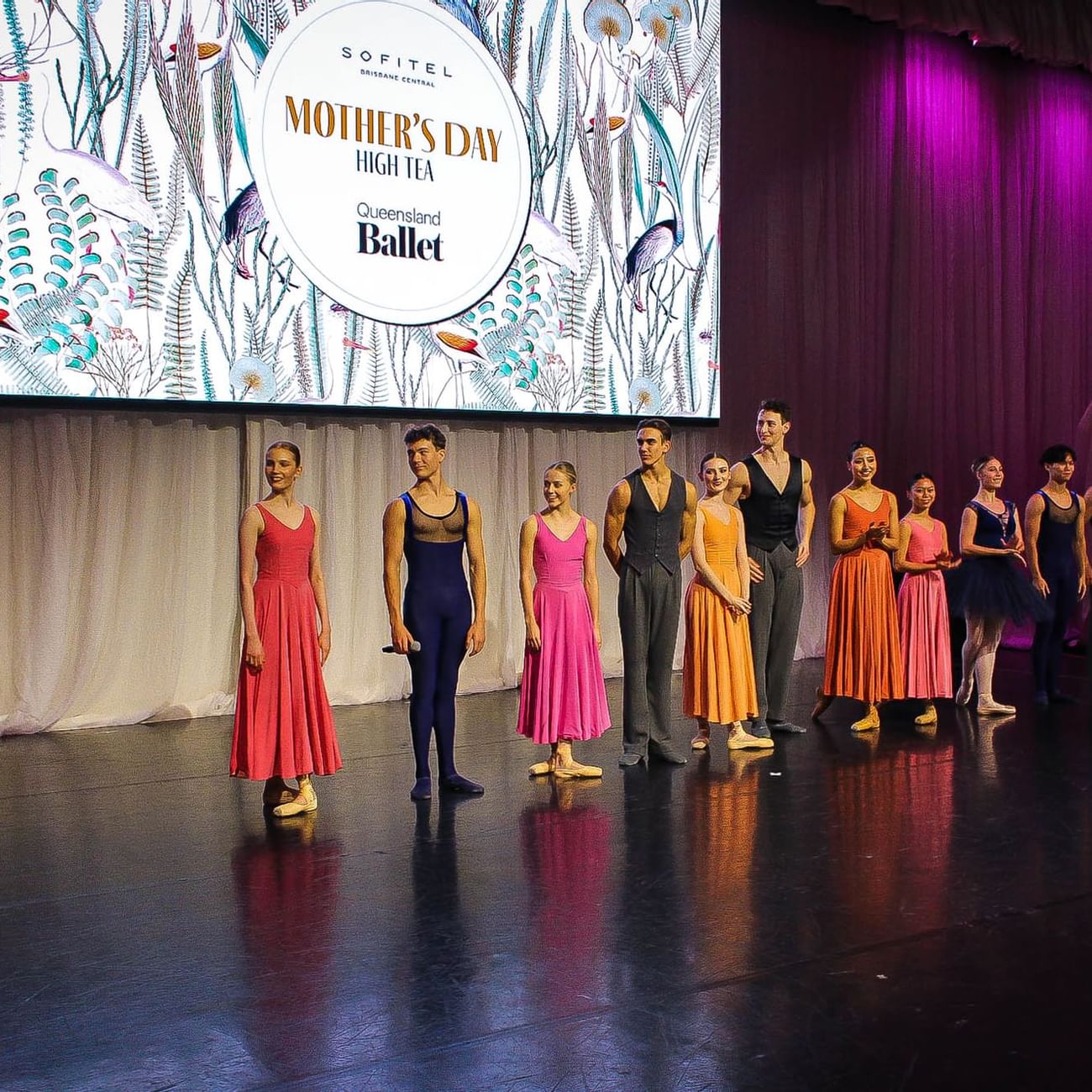 Dancers showcase their skills on stage in Queensland Ballet near Sofitel Brisbane Central