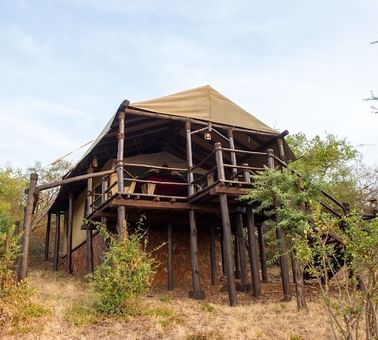 Exterior View of a hotel room at Kirawira Serena Camp