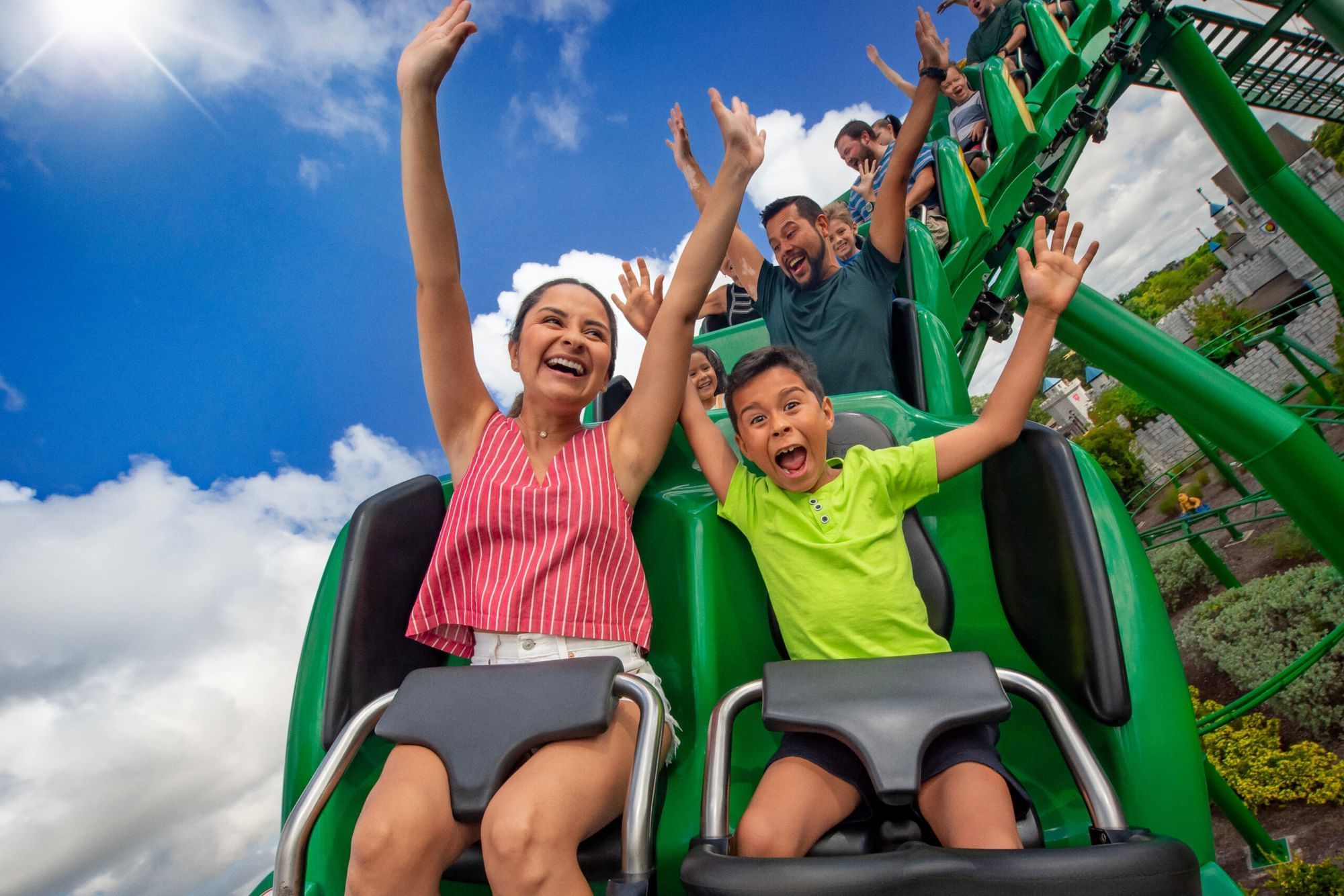 There are great family-friendly coasters and rides to check out while you’re spending Christmas at LEGOLAND Florida. 