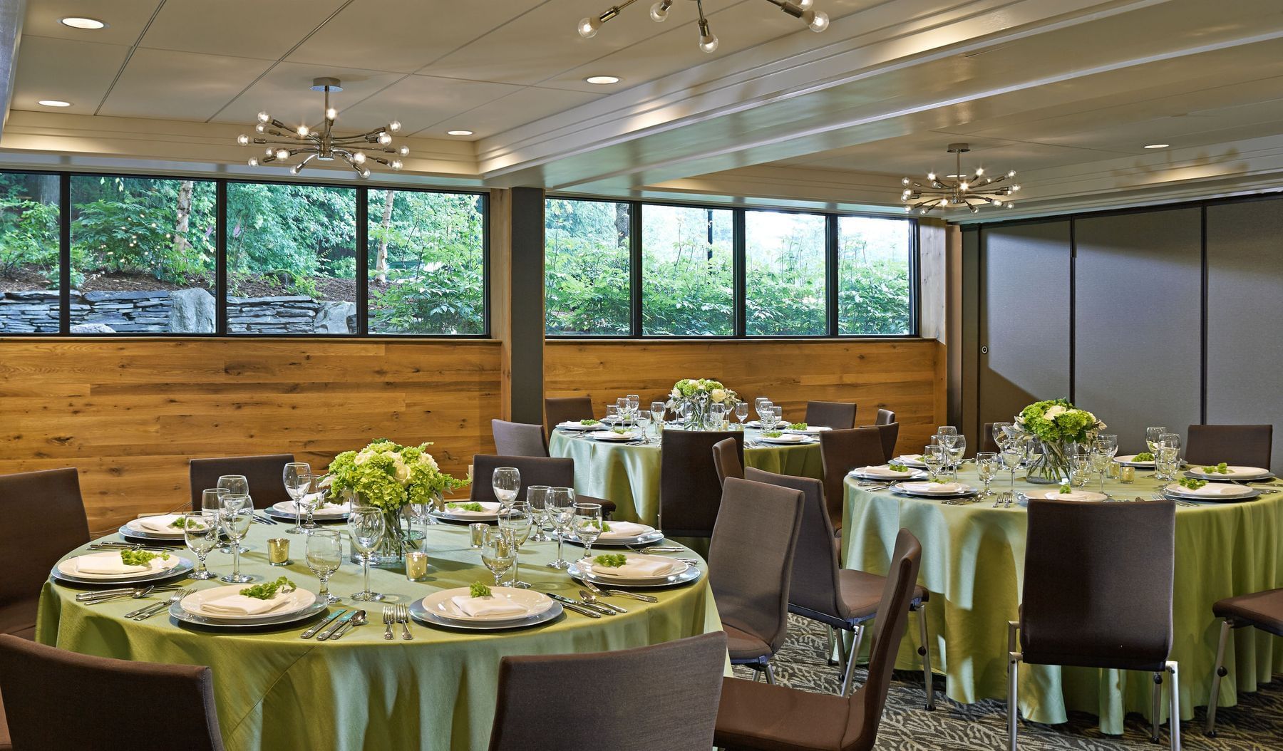 Conference room with forest views at Topnotch Stowe Resort