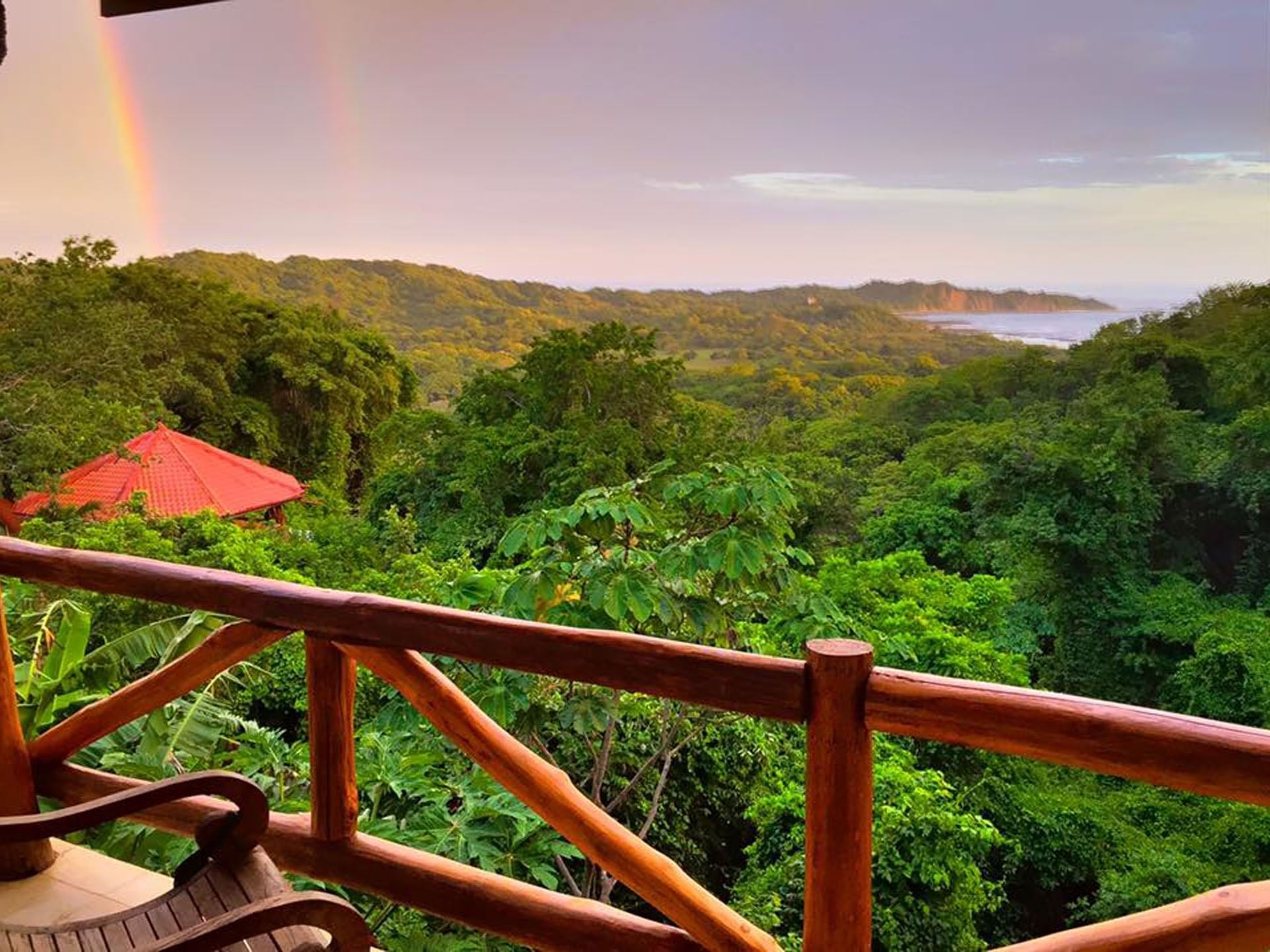Views from Tierra Magnífica Hotel in Guanacaste, Costa Rica