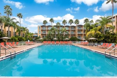 Outdoor pool on a sunny day at Safety Harbor & Resort