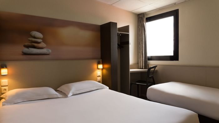 Interior of Family bedroom at Clermont-Ferrand South Aubiere