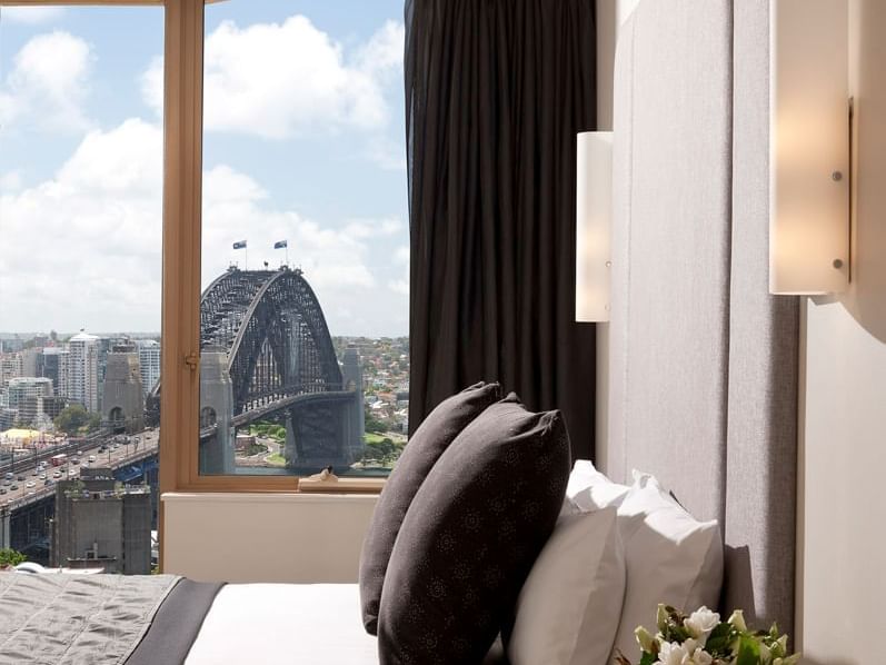 1 bedroom harbour view suite at Sebel Quay West Suites Sydney