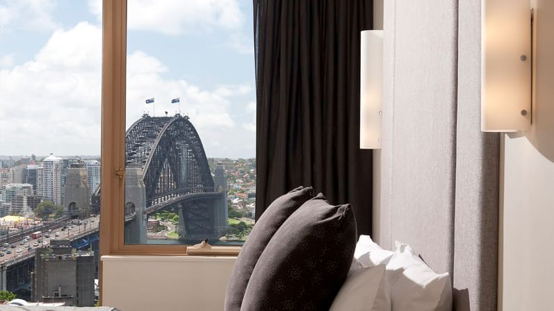 1 bedroom harbour view suite at Sebel Quay West Suites Sydney