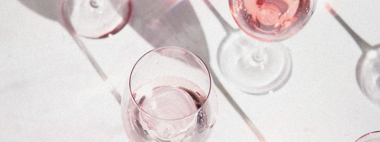 Close-up of champagne glasses on a table at Novotel Sunshine Coast Resort