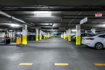 hotel parking lot