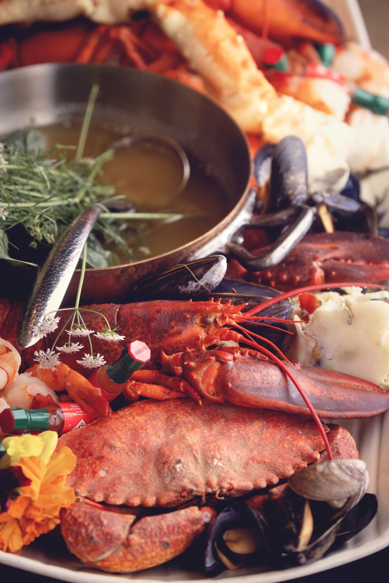 Lorem ipsum Crab and melted butter