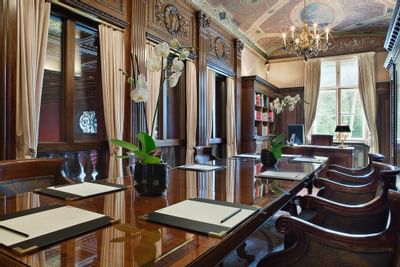 Library at Patrick Hellman Schlosshotel