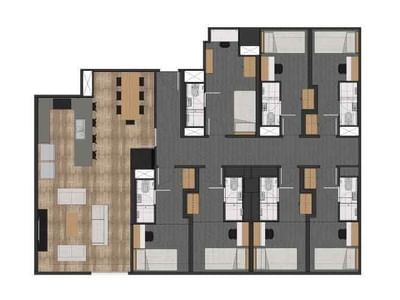 Melbourne City - 7 Bed Multishare Ensuite