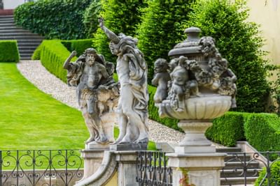 Garden at Aria Hotel in Prague