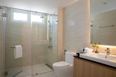 Bathroom interior in Suite Seaview at Eastin Resort Rayong