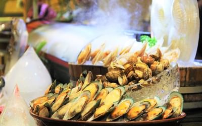 Seafood in Kohaku Restaurant at Chatrium Royal Lake Yangon
