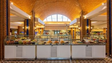 Buffet spread in the Main Restaurant at Kairaba Bodrum Imperial