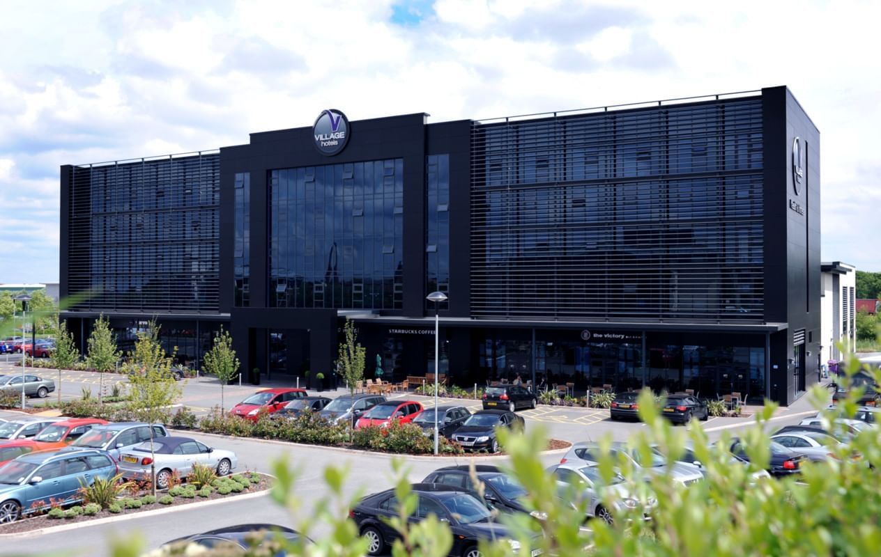 Exterior view of the entrance to Village Hotel Leeds South