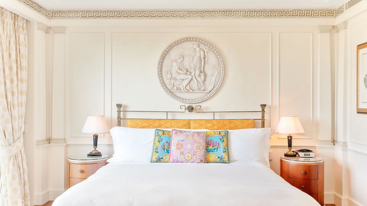 King bed in Superior Suite at Imperial Gold Coast