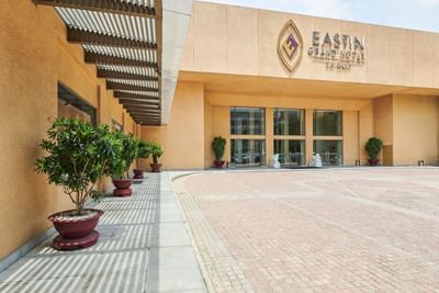 Entrance to the Eastin Grand Hotel Saigon