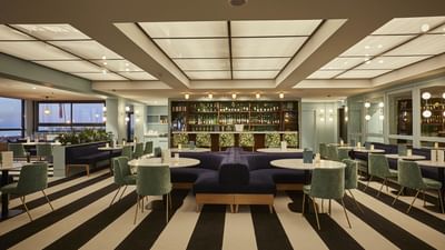 Restaurant at Grand Hôtel du Casino in Dieppe, France