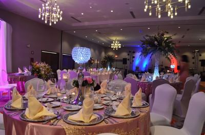 Banquet tables & stunning decors, Araiza Hall, Araiza San Luis