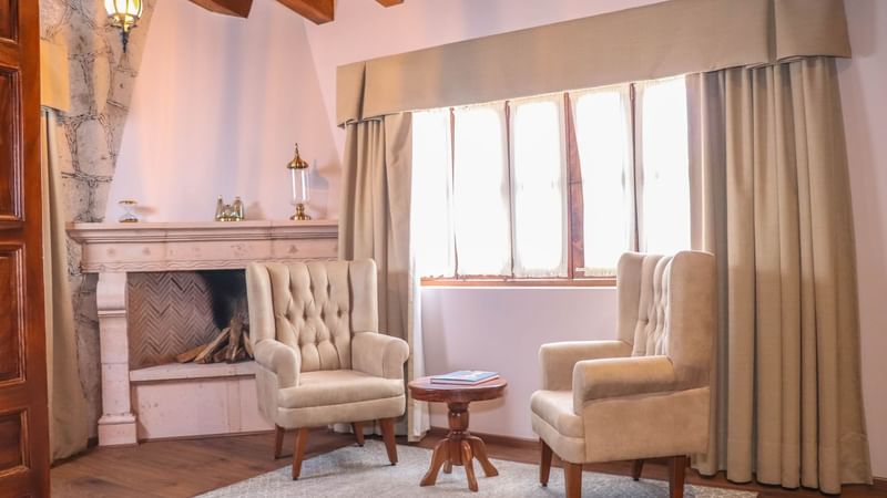 Living area with furniture at Gamma Morelia Vista Bella