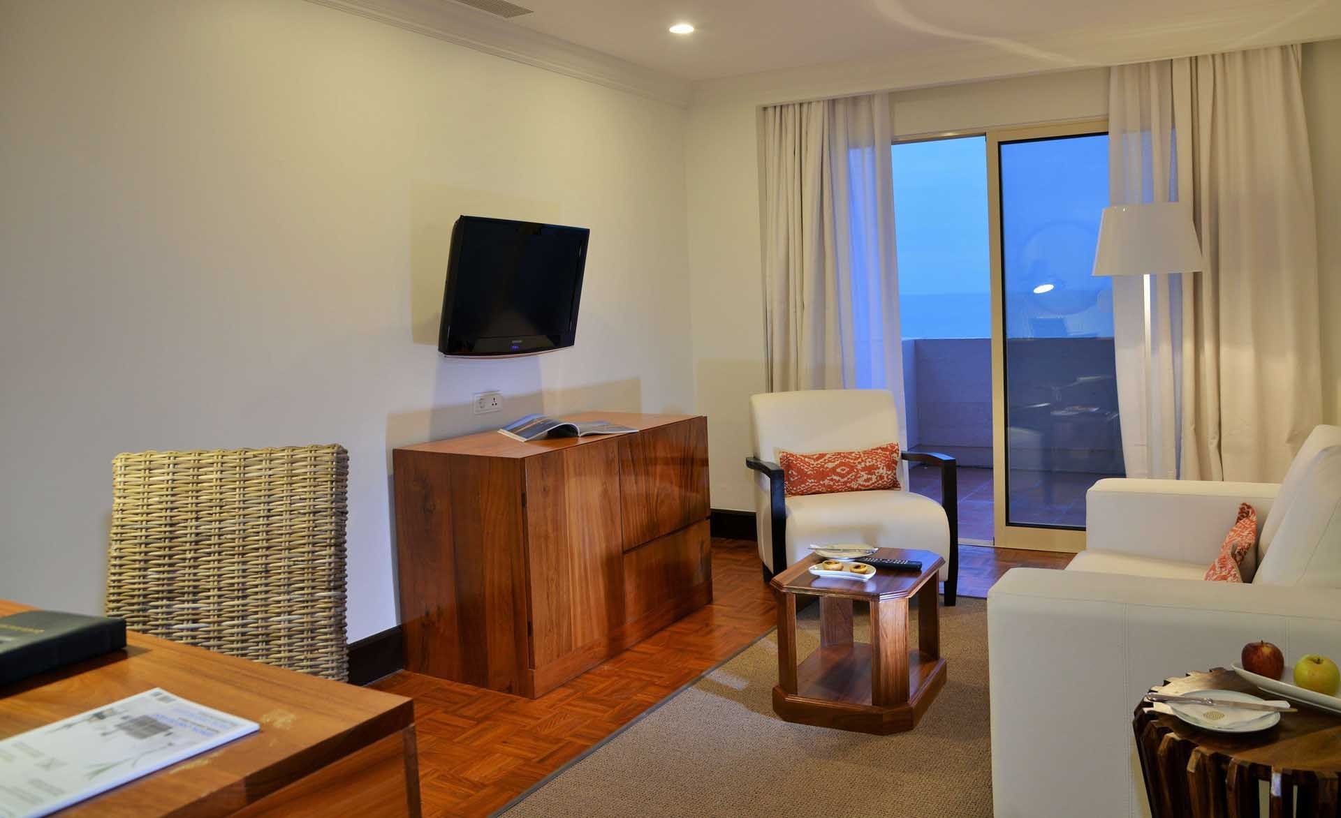 Livingroom area in the Executive Room at Polana Serena Hotel