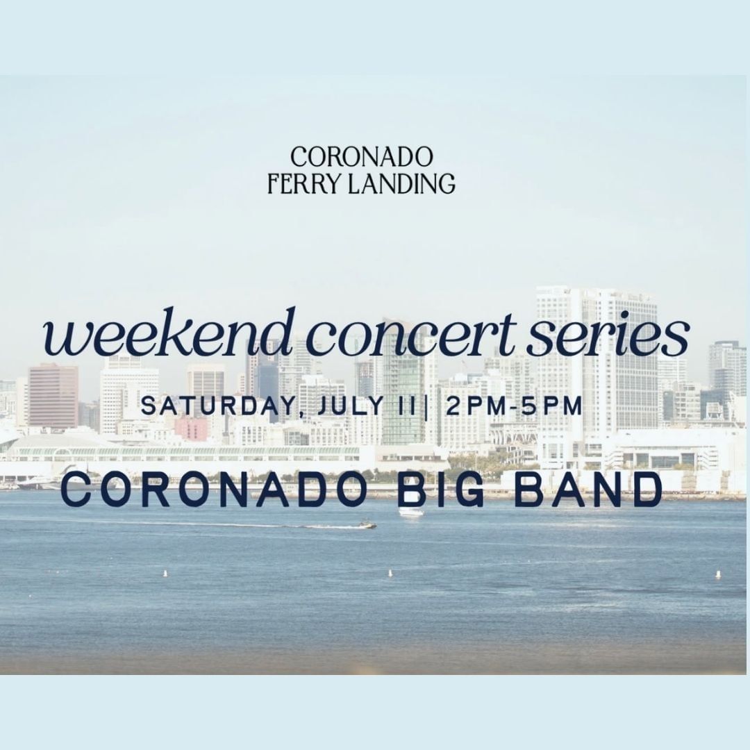 Coronado Weekend Concert Series Presents: Coronado Big Band | What to do in San Diego | El Cordova Hotel