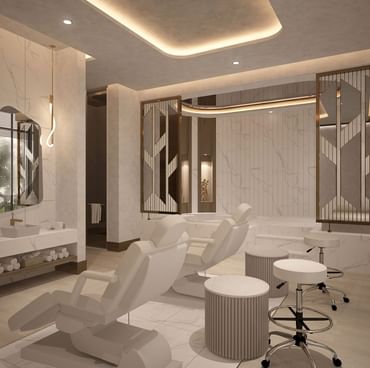Beauty Center interior with amenities in C'espace Spa at Cullinan Belek