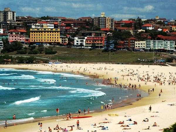 Landscape view of the beach at Pullman Quay Grand Sydney