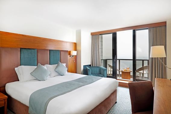 Bed & furniture in Standard King Room at The View Eastbourne