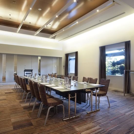 Table arranged for a Meeting at Pullman Sydney Olympic Park