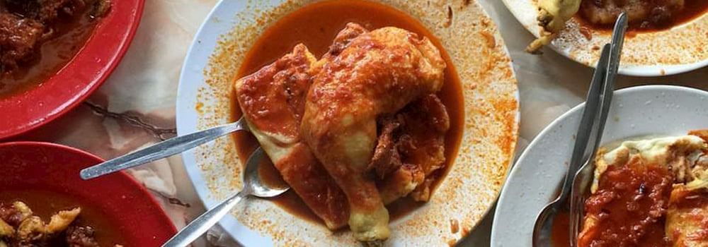 Roti Canai in Transfer Road, one of the famous street food in Penang