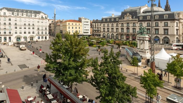 Place de Jaude city square near The Originals Hotels