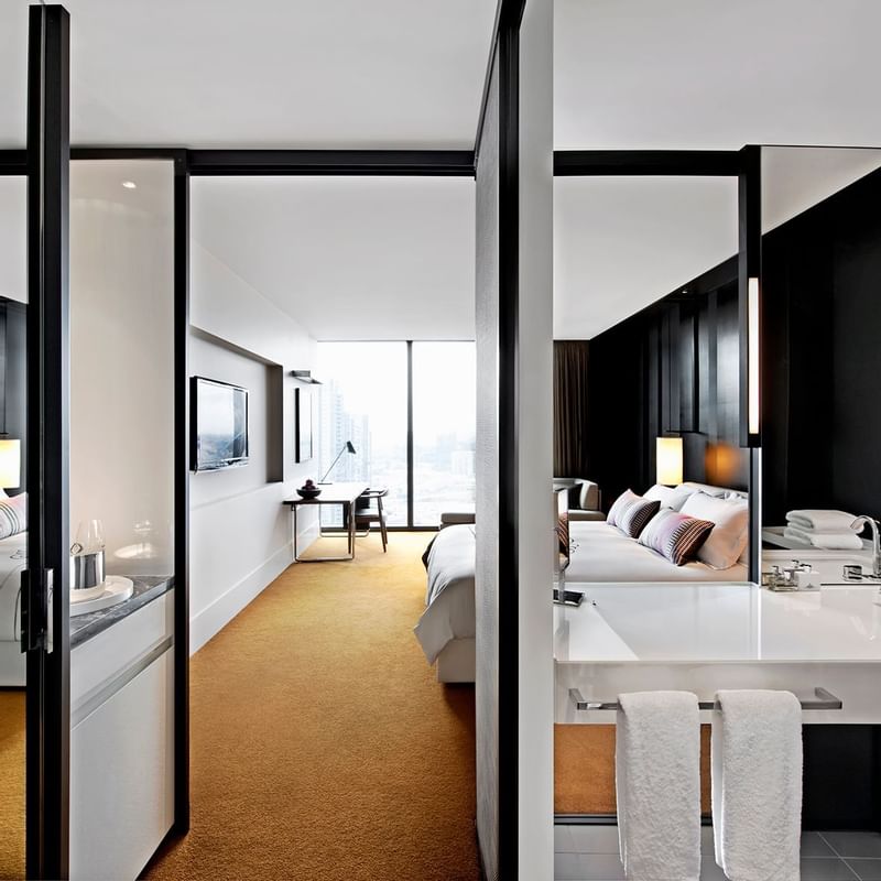 Interior of The City Luxe Room at Crown Metropol Melbourne