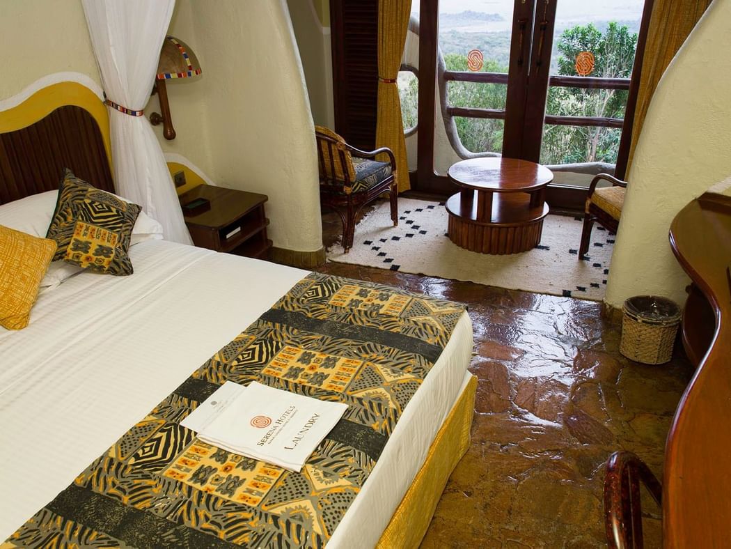 Lodge Room With 1 King Size Bed At Mara Serena Safari Lodge