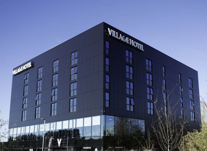 An exterior view of the Hotel at Village Hotels