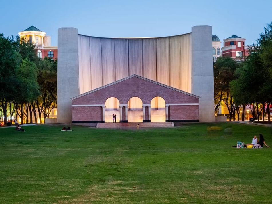 Gerald D. Hines Waterwall Park near Granduca Houston, one of the popular spots for things to do in Houston