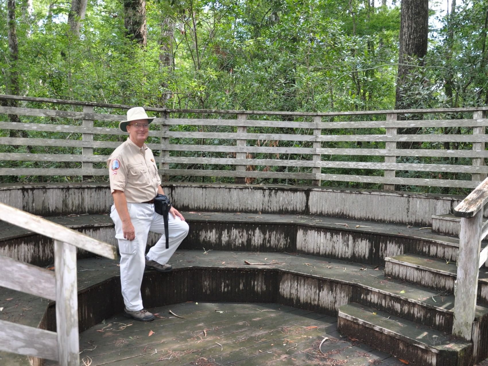 Tourist Guide at Corkscrew Swamp Sanctuary near Innovation Hotel