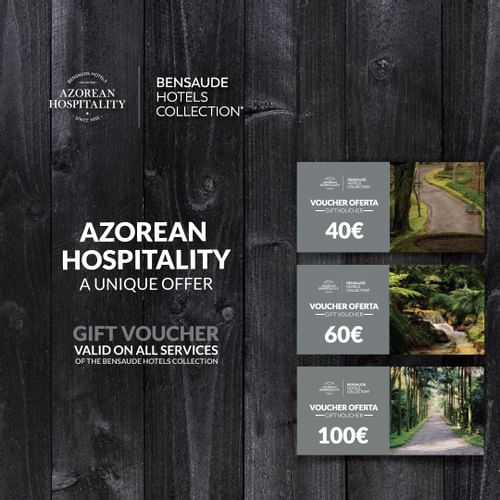 A Gift voucher banner at Bensaude Hotels Collection