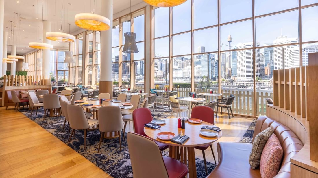 Elegant and spacious interior of The Ternary on Darling Harbour at Novotel Sydney on Darling Harbour