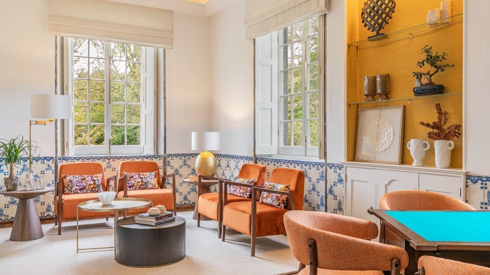 Elegant Livingroom area arranged in a Villa at Bensaude Hotels Collection