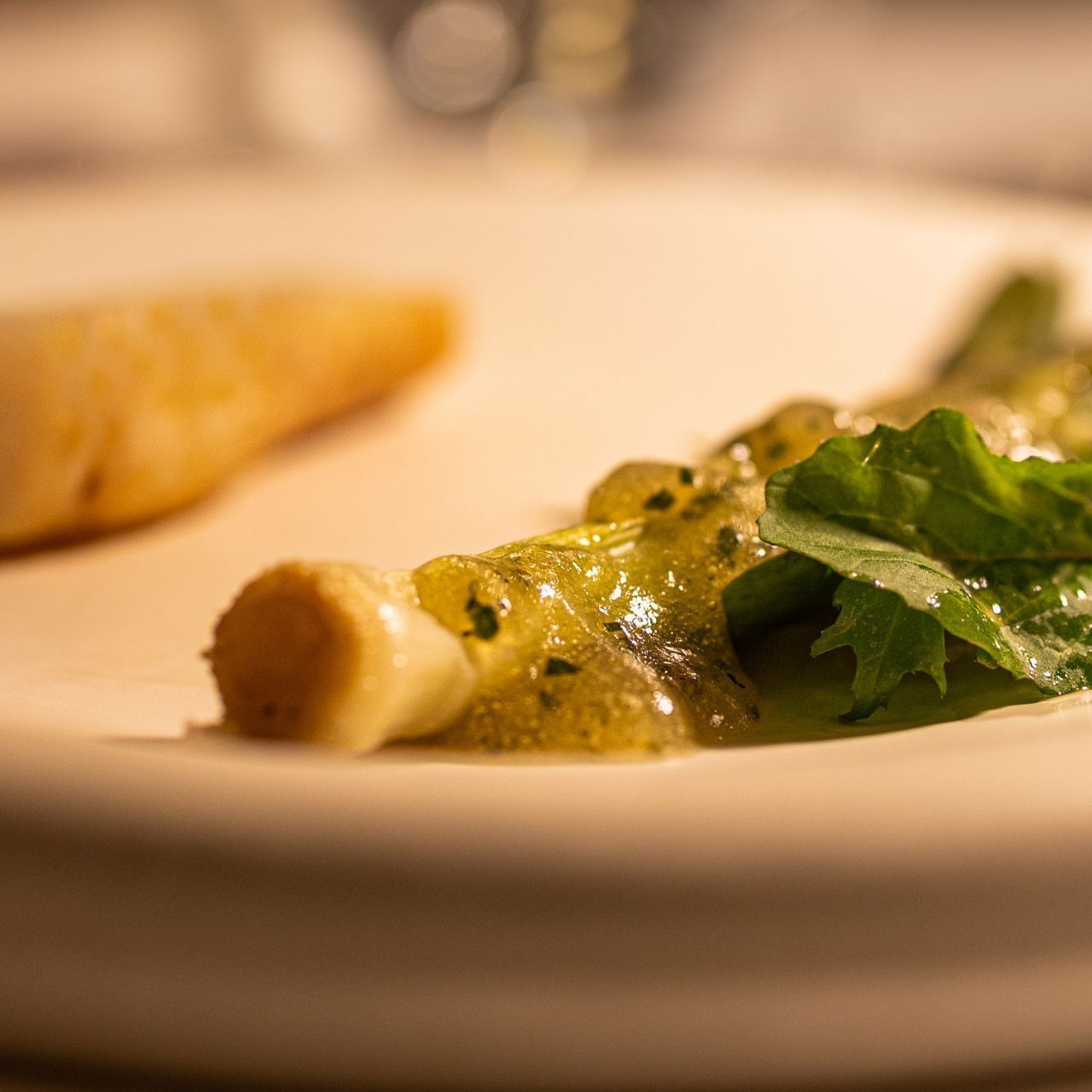 Fine dish served in The Chef at Domaine De Manville