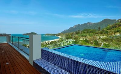 Duchess Suite private outdoor Jacuzzi at The Danna Langkawi