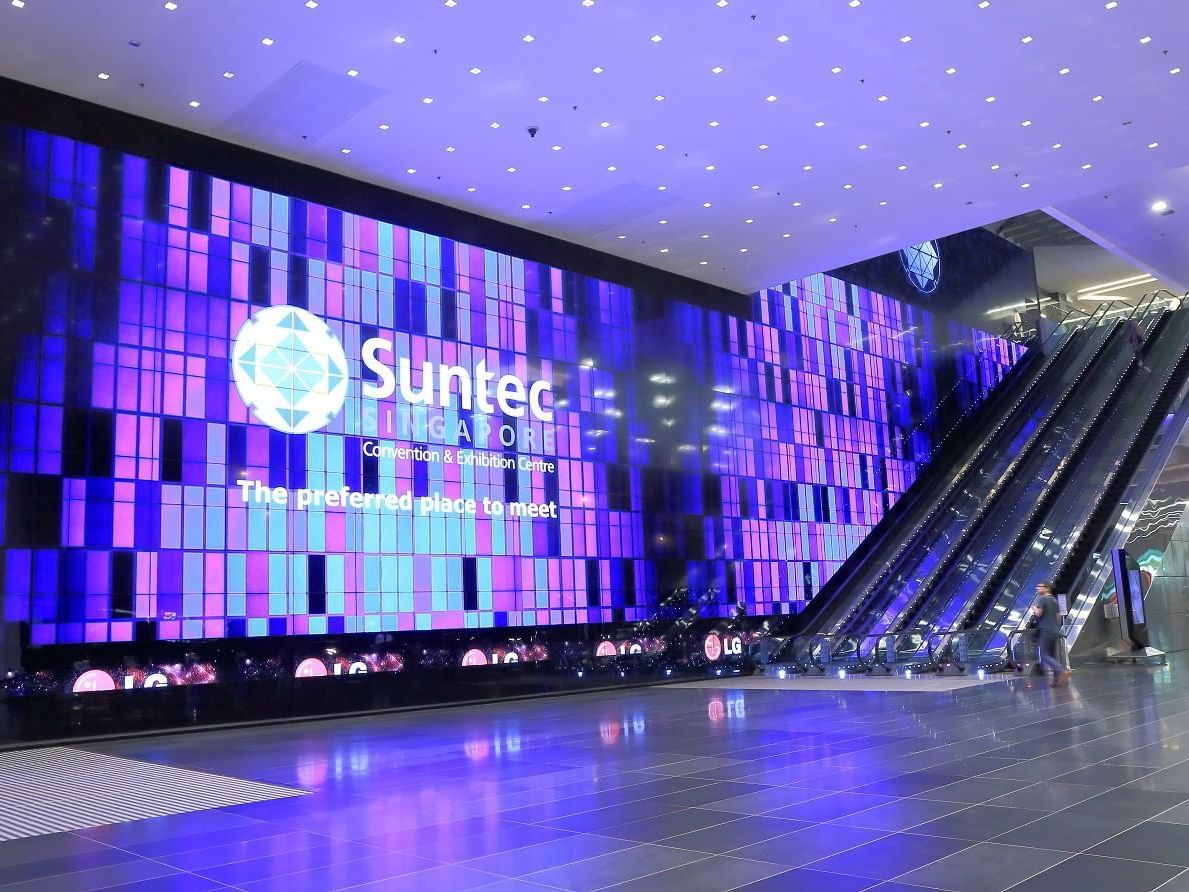 Suntec Convention & Exhibition Centre, Carlton Hotel Singapore