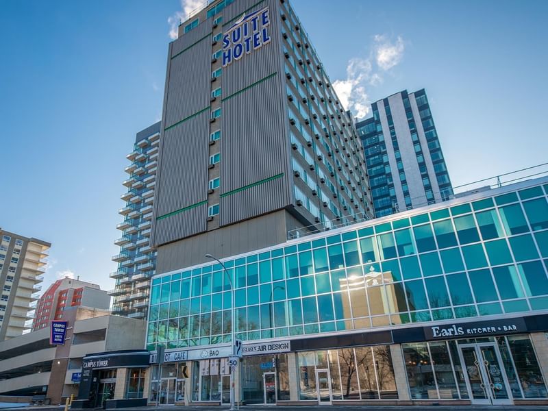 Exterior of Campus Tower Suite Hotel
