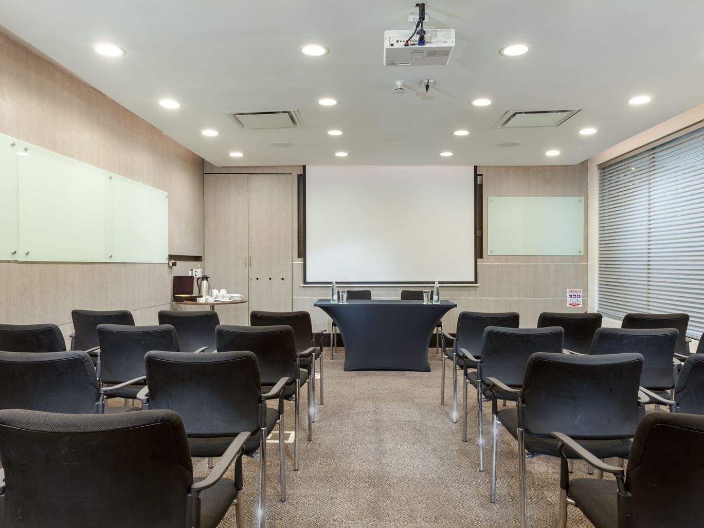 Chair arrangement in a Meeting Room at Blue Doors Hotels